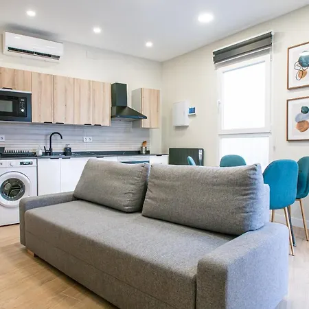 Madrid Confort Urbano 1 Dormitorio Ac Wifi Cocina Exterior foto