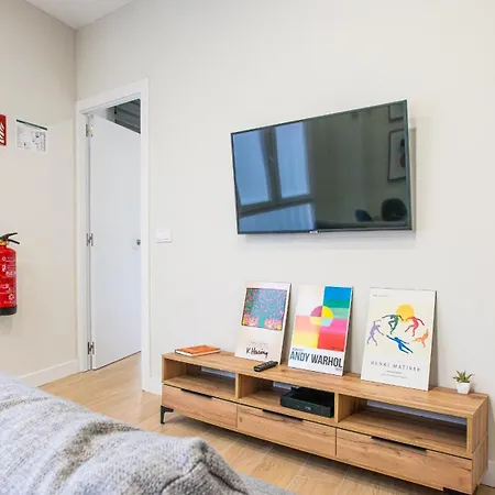 Madrid Confort Urbano 1 Dormitorio Ac Wifi Cocina Exterior foto
