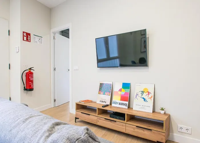 Madrid Confort Urbano 1 Dormitorio Ac Wifi Cocina